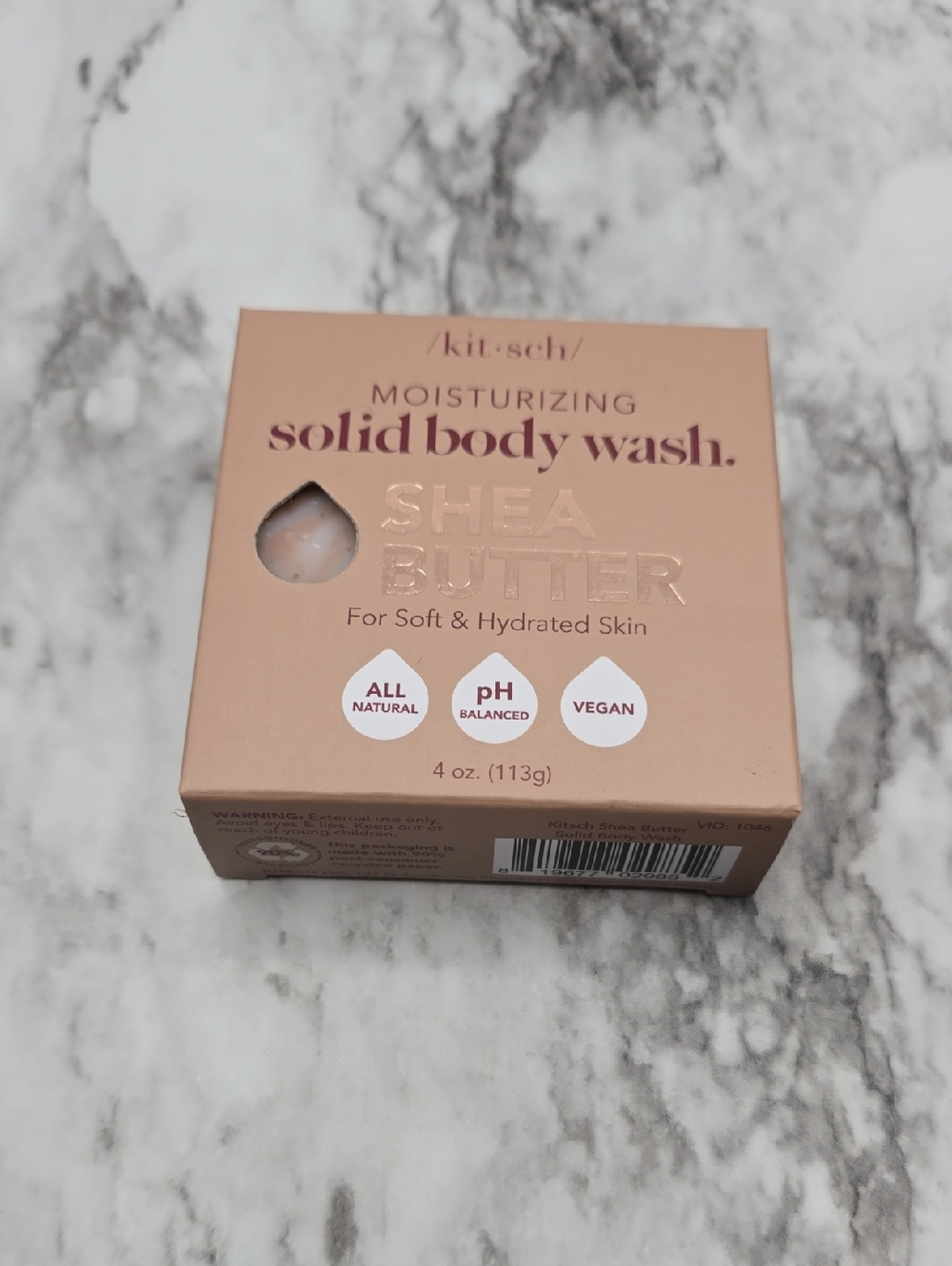 Kitsch Shea Butter Moisturizing Solid Body Wash